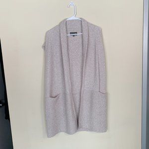 Michael Stars Yak sleeveless cardigan